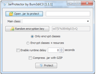 JarProtector 1.1.1 (Java Crypter)